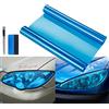 NewL - Pellicola autoadesiva oscurante per faro antinebbia posteriore auto, rivestimento adesivo effetto fumè in vinile per fendinebbia posteriore - 30,5 x 122 cm (Blu)
