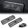 TMZELOA 2 Pezzi Nuovo Tesla Model Y Juniper 2025 2026 Auto Air Vent Protection, Protezione di Scarico dell'Aria per l'Aria Condizionata Sotto il Sedile Coperture di Ventilazione 2026 Tesla Model Y Accessori