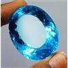 Abercrombie & Fitch AAA+ 156,20 ct. grande topazio blu sfaccettato taglio ovale pietra preziosa...