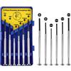 ASTER Set di 6 mini cacciaviti per orologio da vista con cacciavite a croce di precisione, piccoli cacciaviti in vetro a testa piatta, micro cacciaviti per occhiali, orologi, gioielli