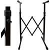 MUSICALSTORE2005 MS Stand Table Supporto Ripiegabile per Tastiera - Tavolo Console DJ