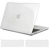TECOOL Cover per MacBook Pro 13 Pollici 2016-2022 (M2 M1 A2338/A2289/A2251/A2159/A1989/A1706) con Touch Bar, Custodia Rigida Protettiva Sottile in Plastica e Copritastiera UE, Glitter