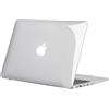 TECOOL Cover compatibile con vecchio MacBook Air 13 Pollici 2010-2017 (A1466 1369), Custodia Rigida Protettiva Sottile in Plastica Superficie Liscia, Cristallo Trasparente