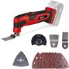 Einhell Utensile multifunzione a batteria TC-MG 18 Li-Solo Power X-Change (oscillazioni al min. 22.000-40.000, senza batteria e caricabatteria)