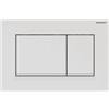 Geberit, Placca di comando Sigma30 115.883.01.1, per risciacquo a 2 quantità, colore bianco opaco, bianco 115883011