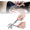 Tissting Pinza Calzolaio, Pinze Artigianali in Acciaio per Calzoleria, Strumento Manuale per Lavorazione Pelle, Fai Da Te, Pinze Morsetto Martello Tenaglie per Calzolai e Sellai
