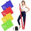 Fokky 2M Elastici Fitness [Set di 4], Elastici Palestra con Borse Portaoggetti, Fasce Elastiche Fitness Uomo Donna, Bande Elastiche per Crossfit, Yoga, Pilates