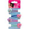 Joy Toy - Barbie 4 fermacapelli su backercard 5x15 cm