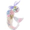 folia 32022 - Miscela di perline MERMAID, 240 pezzi in diverse forme e colori, elastico da 2 m per infilare e scatola di conservazione