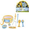 Lexibook, Set musicale Bluey, 7 strumenti in 1, tamburo con bacchette, strumenti a vento e percussioni, giocattolo musicale completo, K360BY