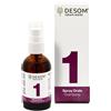 DESOM Srl Desom 1 Spray 50ml - Integratore alimentare per combattere lo stress
