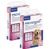 VIRBAC Prevendog Collare Antiparassitario per Cani oltre 25KG KIT 2 COLLARI
