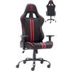 NEWSKILL KitsuneV2 - Sedia da gaming ergonomica, schienale reclinabile a 180 gradi, braccioli 2D regolabili, cuscini lombari e cervicali, ruote XL silenziose, tessuto traspirante, colore rosso