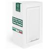 Shally Dogan Pensile da Cucina a Parete Design Boiserie, Armadio Sospeso in Legno con Anta Singola, 1 Ripiano e 2 Scomparti, Armadietto da Muro Spazioso, 40 x 32 x 75H cm (Bianco Frassinato)
