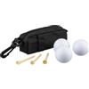 Set da golf in rPET con 3 palline e tee Aruna personalizzate o neutre