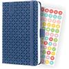SIGEL J4100 Jolie Agenda settimanale 2024, copertina rigida, 9,5 x 15 cm, 174 pagine, blu