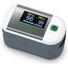 Medisana PM 100, misurazione di saturazione dell'ossigeno nel sangue, pulsossimetro da dito con display OLED e funzionamento one-touch