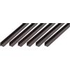 Alberts 499037 - Profilo angolare in plastica, nero, 1000 x 30 x 30 mm, set da 6 pezzi