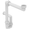 Ideal Standard EE230339 - Sifone a bottiglia per lavabo e tubo di scarico (per l'uso con mobili per lavabo), EE230339, bianco