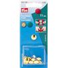 Prym Copribottoni 7 Pezzi, Dimensioni: 11 mm, Argento