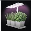 EMOS - Lampada a LED per coltivazione di erbe e piante da interno - Lampada per la crescita con 3 vasi da fiori e timer, regolabile in altezza - Luminosità 300lm - Cavo di ricarica USB-A da 1,7 m