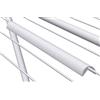 JUWEL 40143 - Stendibiancheria (4 pezzi, previene le pieghe a secco, resistente alle intemperie + resistente ai raggi UV, per asciugatrice, facile da montare)