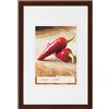 walther design Cornice Noce 30 x 40 cm Cornice Peperoni in Legno BP040N