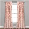 Lush Decor Riley - Tenda a pannello per finestra, con affascinanti dettagli a fiocco, realizzata a mano, elegante tenda singola per soggiorno, sala da pranzo o camera da letto, 137 x 241 cm (larghezza