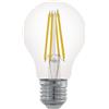 Eglo E27 LED dimmerabile, lampadina classica, illuminazione retro, 7,5 Watt (equivalente a 60 Watt), 806 Lumen, luce bianco caldo, 2700k, lampadina Edison A60, Ø 6 cm
