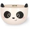 Legami - Tazza in Gres per Cereali Buongiorno! Tema Panda, Tazza per la Colazione, Utilizzabile in Microonde, Lavabile in Lavastoviglie, Capacità fino a 400 ml, 12 x 9 cm