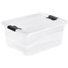 keeeper Contenitore con Coperchio, PP, 39.5 x 29.5 x 17.5 cm, Capacità: 12 L, Cornelia, Trasparente