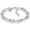 Tommy Hilfiger Jewelry Braccialetto a Catena da Donna in Acciaio Inossidabile - Disponibile in versione Oro o Argento