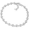 Elli Premium - Bracciale da donna in argento 925 rodiato, con cristallo bianco taglio rotondo