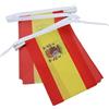 AZ FLAG GHIRLANDA 4 metri 20 BANDIERE SPAGNA 15x10cm - BANDIERA SPAGNOLA 10 x 15 cm - FESTONE BANDIERINE - AZ FLAG
