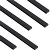 Sekey Clip di fissaggio in PVC 5pcs x 1m, Accesorios para Estera de PVC, para Recinzione Frangivista, Antracite