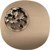 Capodarte Specchio sagomato 100x100 cm Bronzo con inserto in vetro BIJOU