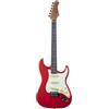 EKO GUITARS - Chitarra Elettrica ST‑300, Corpo Pioppo, Manico Acero, Tastiera Laurel, 3 Pickup Single‑Coil, Ponte Tremolo, Colore Fiesta Red