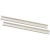 Fairlocks 2 Guarnizioni Orizzontali - Striscie di Gomma + 4 Clip in Acciaio - PACK A - Ricambio per Aspirafango Fairlocks Piscina
