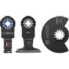 Bosch Set 3 pezzi in legno duro e metallo, 3 pezzi (per tubi in acciaio inossidabile, metalli non ferrosi, 132 x 103 mm, accessori professionali multistrumento)