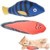 GNALIA 2 Catnip Giocattoli Per Gatti A Forma Di Pesce Per Gattini,Pesce Giocattolo Per Gatto, Giochi Interattivi Per Giocare, Mordere, Masticare