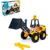 BRIO BUILDER - Pala caricatrice Volvo con Luce, Trattore con Caricatore Frontale, Kit costruzioni per Trattore, 58 Pezzi, Età 3+ Anni