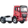 Wiking 077653 MAN TGS 18.510 4x4 BL Autocarro a 2 Assi, 1:32, Metallo,Plastica, Da 14 Anni in Su, Sistema di Controllo della Pressione degli Pneumatici, Griglia del Radiatore Apribile, Rosso