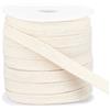 BENECREAT Cordoncino Piatto In Cotone Papayawhit Da 25 m, Sostituzione Del Cordoncino Morbido Da 12 mm, Cordoncino Cavo A Doppio Strato per Felpa con Cappuccio