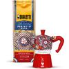 Bialetti Moka Express 3 Tazze con Barattolo di Latta e Caffè Dolce&Gabbana