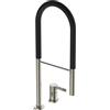Ideal Standard - Gusto Miscelatore cucina a 2 fori, Semi Pro, con doccetta estraibile e due modalità di getto, bocca girevole a 360°, 6,7 l/min, Collegamento a vite dal basso, Silver Storm