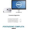 Postazione completa APPLE - Mini Mac A1347 i5-4278u + Monitor 23" + kit tastiera e mouse Wireless