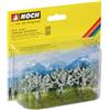 NOCH 25511-3 Alberi da frutto in Fiore, Colore: Bianco
