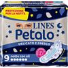 FATER SpA LINES PETALO BLU ASSORBENTE NOTTE 9 PEZZI