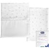 CHICCO B112135 SET LENZUOLO U&D N2M BAMBOO FOLIAGE