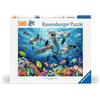 RAVENSBURGER 00200 PUZZLE DA 500 PZ. DELFINI